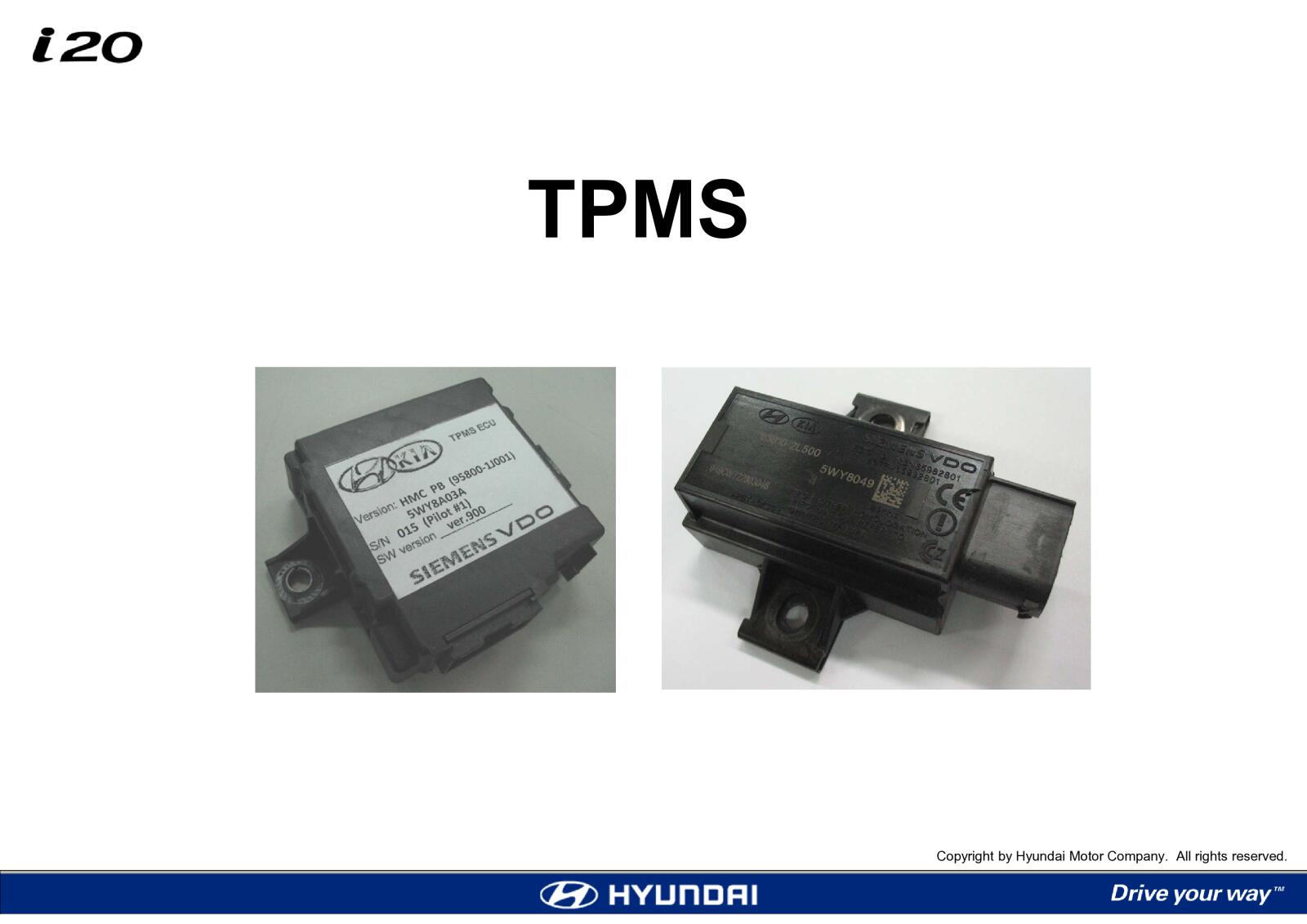 Проверить tpms hyundai что